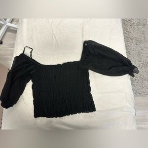 Cute off shoulder crop top